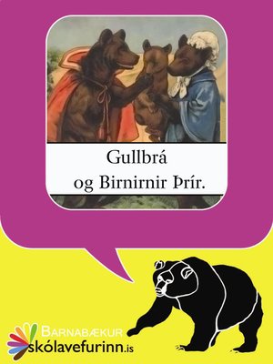 cover image of Gullbrá og birnirnir þrír
